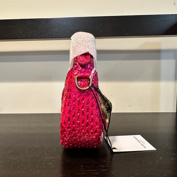 Kurt Geiger Micro Chelsea Hobo Bag Fuchsia - Picture 7 of 11